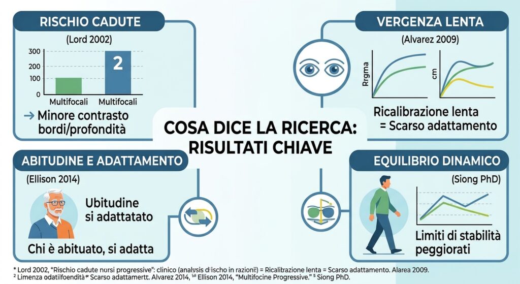 occhiali multifocali e fisioterapia vertigini